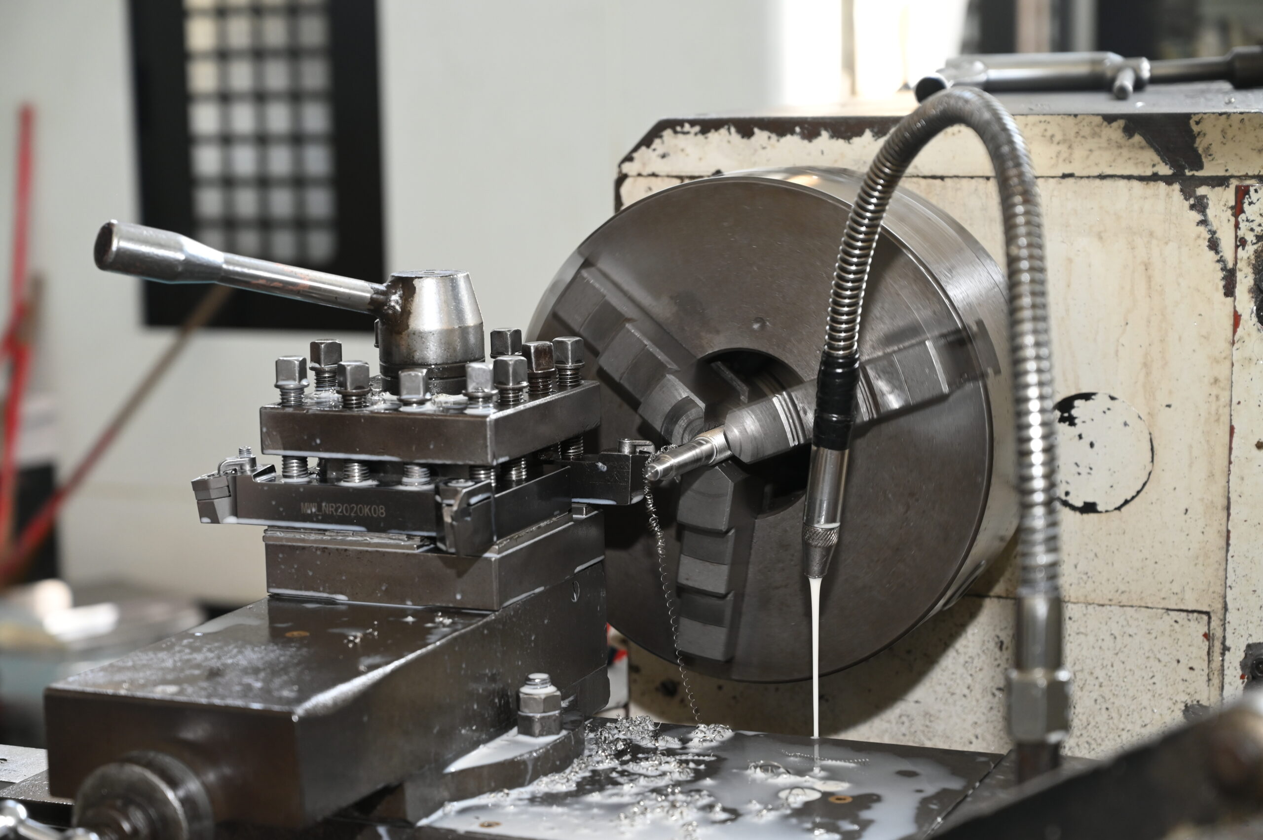 Detailed view of premium 304 and 316 stainless steel components in packaging machinery