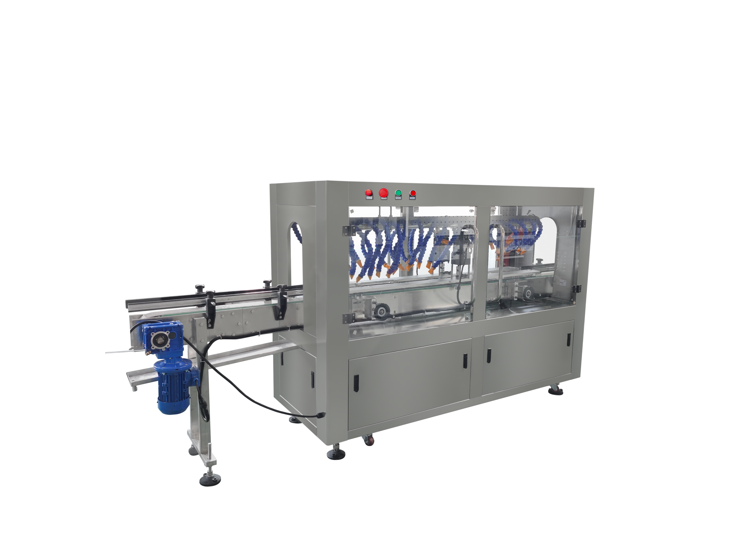 Bottle washing, unscrambling, and coding machines for complete packaging lines