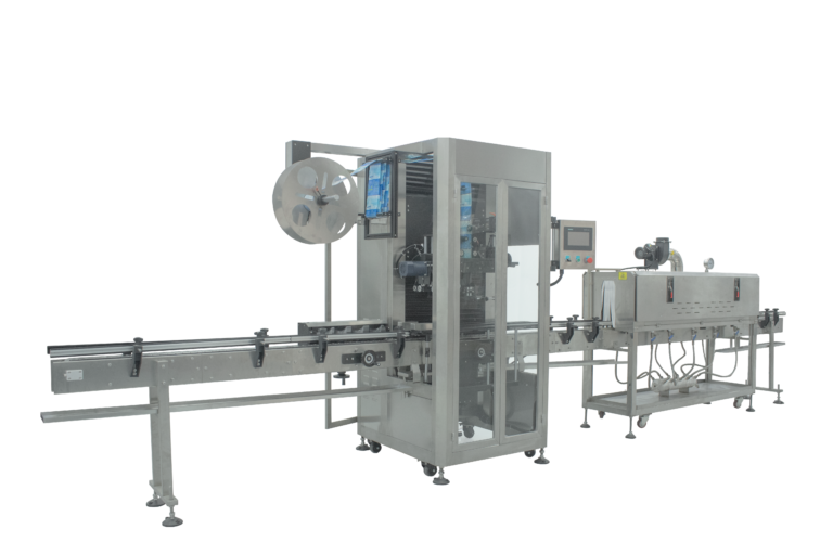 Fully Automatic Servo-Driven Sleeve Labeling & Shrinking Machine for Bottles & Caps