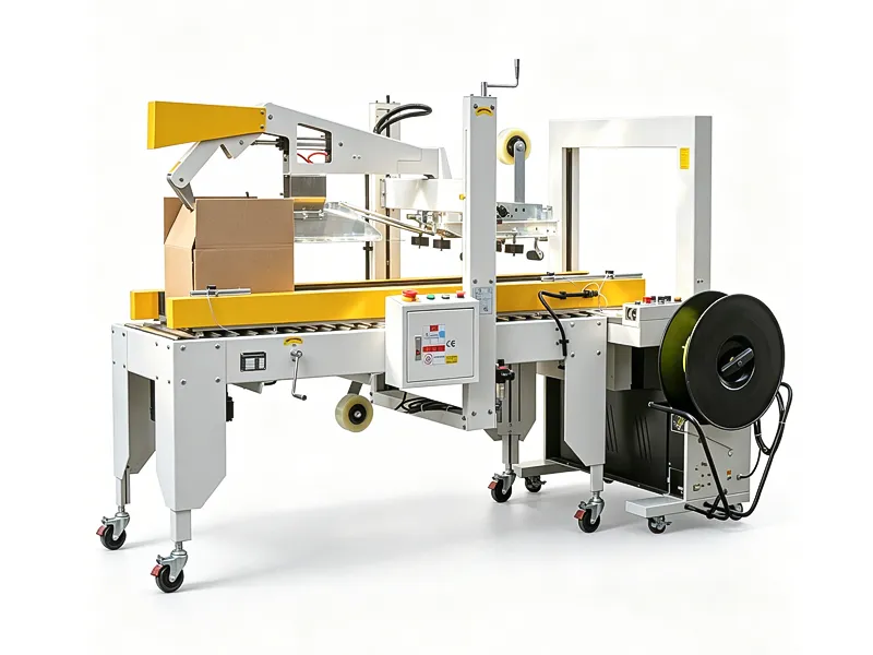 Automated box packaging, palletizing, and quality control inspection systems