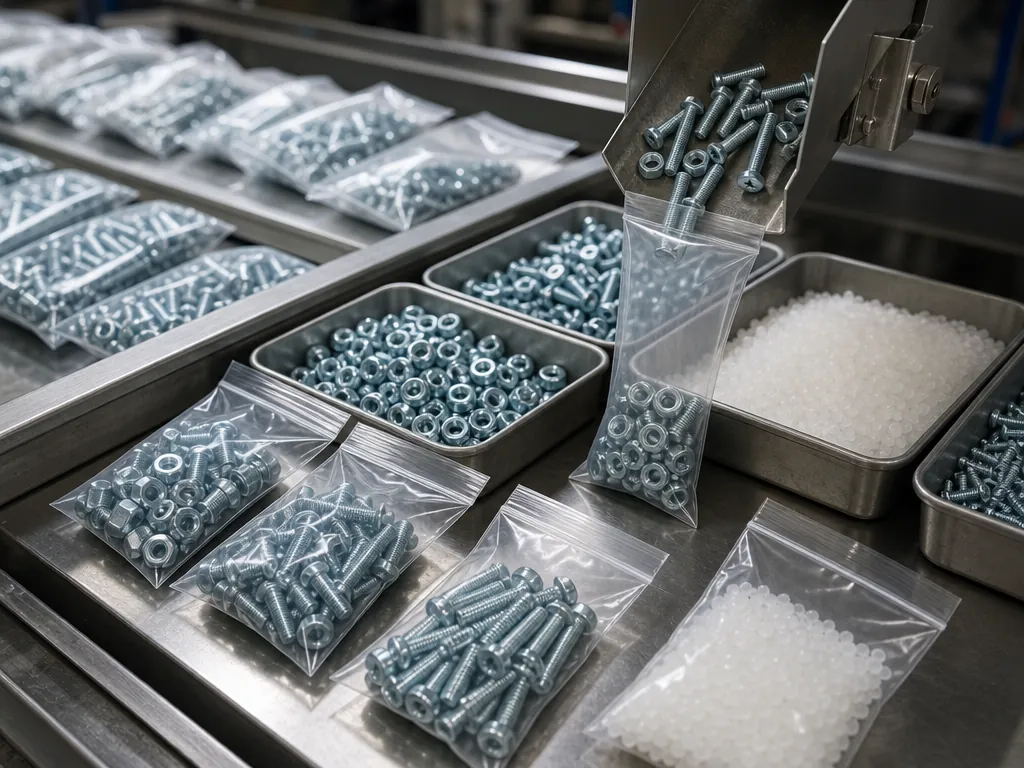 Hardware and Plastic Granule Filling Applications