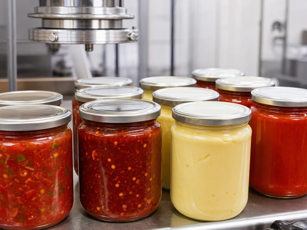 Salsa Jar Capping Machine