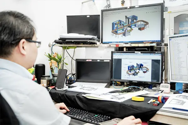 Chemical packaging assessment and line layout design