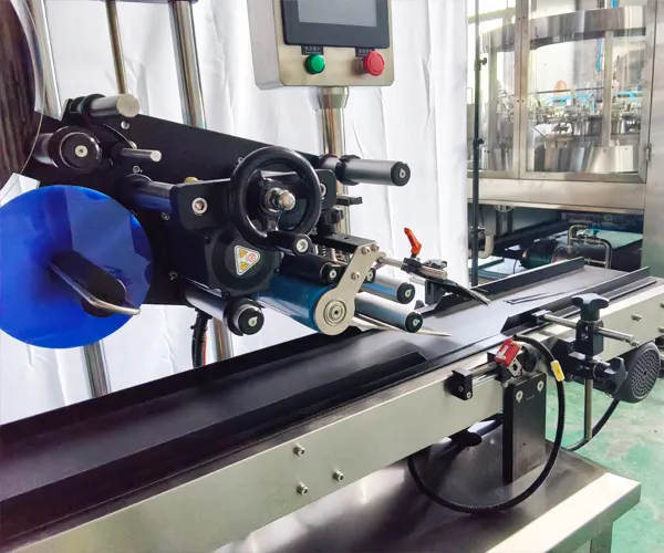 Sponge Wheel Labeling Mechanism