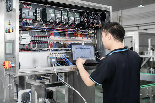 Factory acceptance and production line commissioning