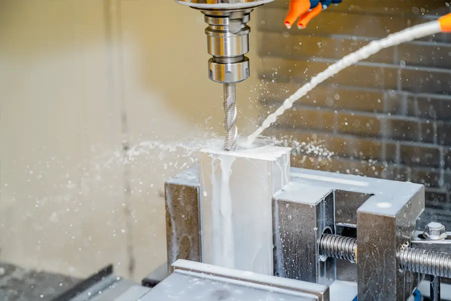 Detailed view of premium 304 and 316 stainless steel components in packaging machinery