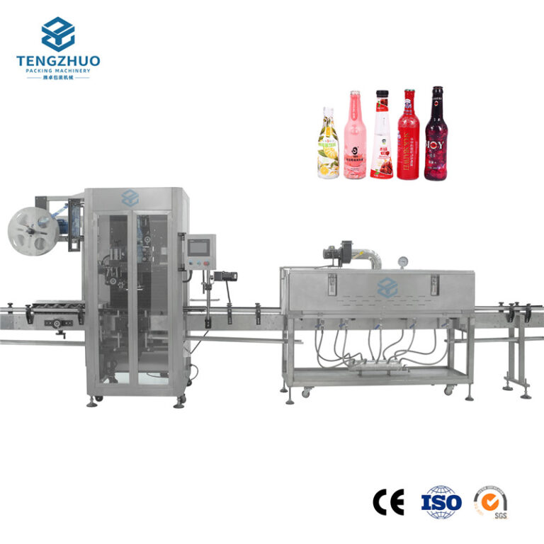 Fully Automatic Labeling and Steam Shrink Wrapping Machine