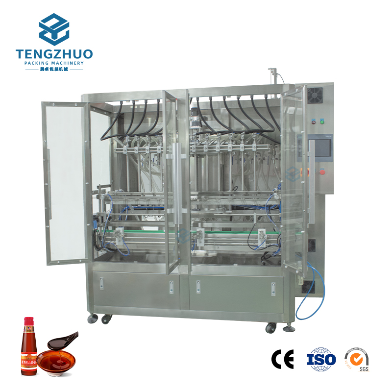 12-head fully automatic servo pump filling machine
