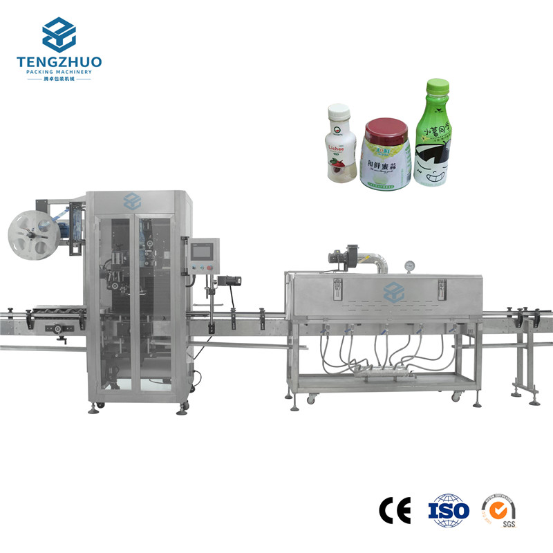 Fully Automatic Labeling and Steam Shrink Wrapping Machine