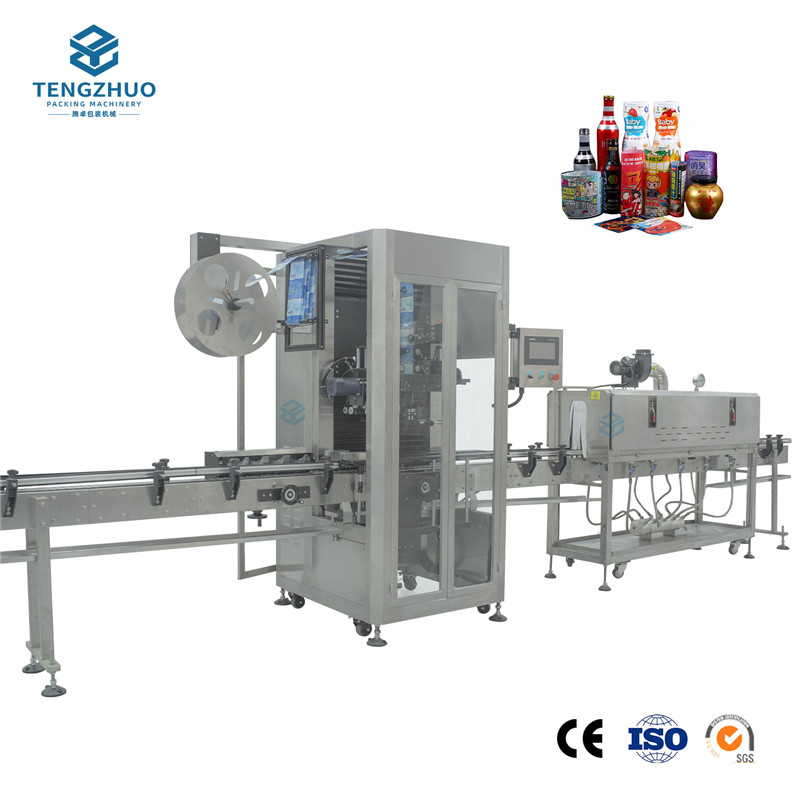Fully Automatic Labeling and Steam Shrink Wrapping Machine