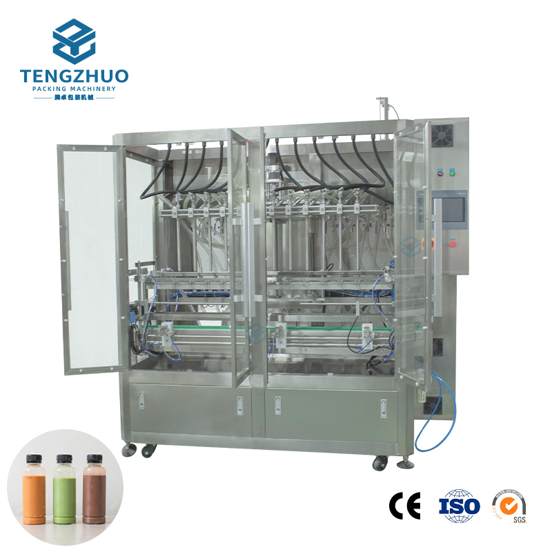 12-head fully automatic servo pump filling machine