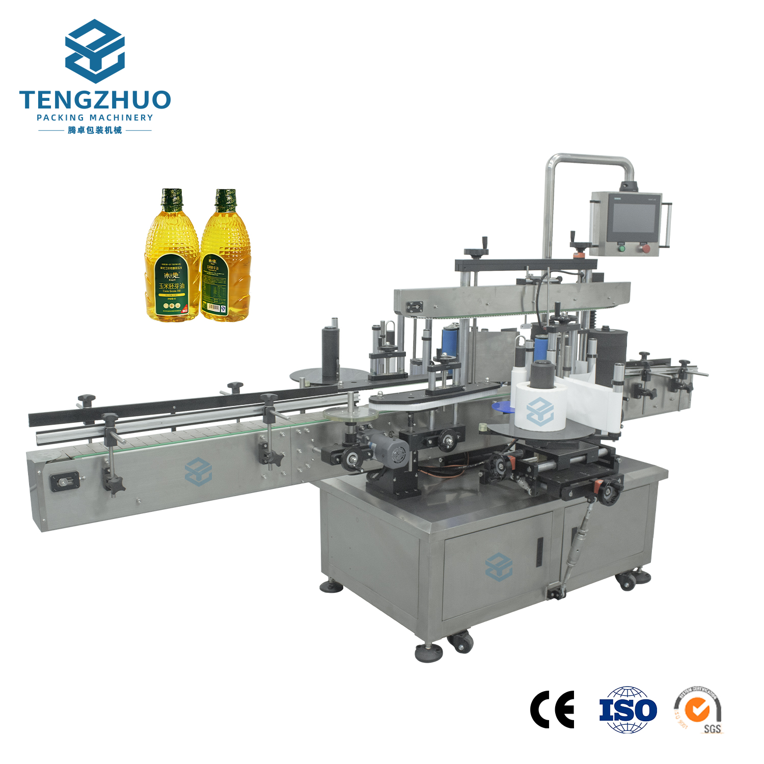 Fully Automatic Dual-Side Labeling Machine
