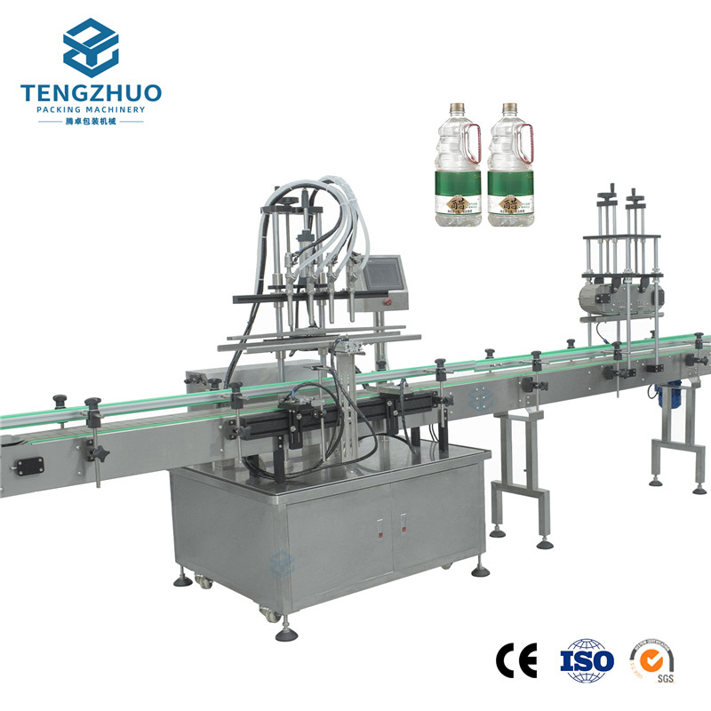 Simple Magnetic Pump Filling and Capping Machine