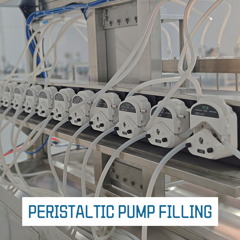 12-head fully automatic peristaltic pump filling machine