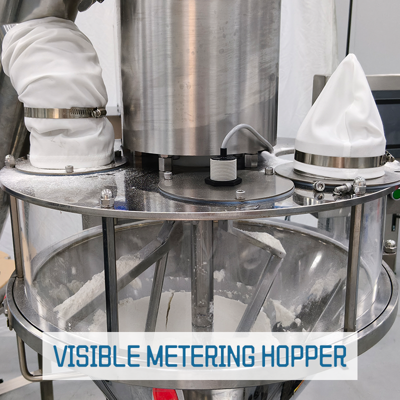 Semi-automatic powder filling machine