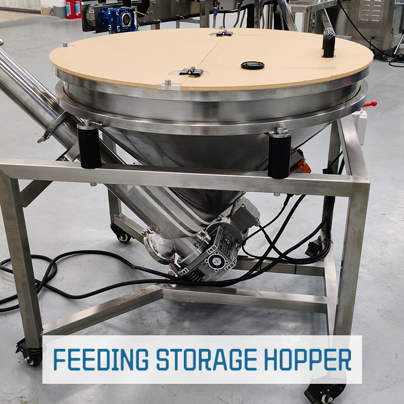 Semi-automatic powder filling machine