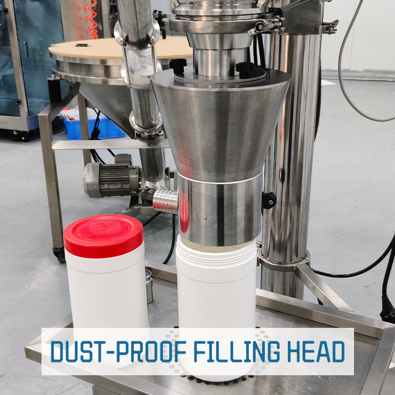 Semi-automatic powder filling machine
