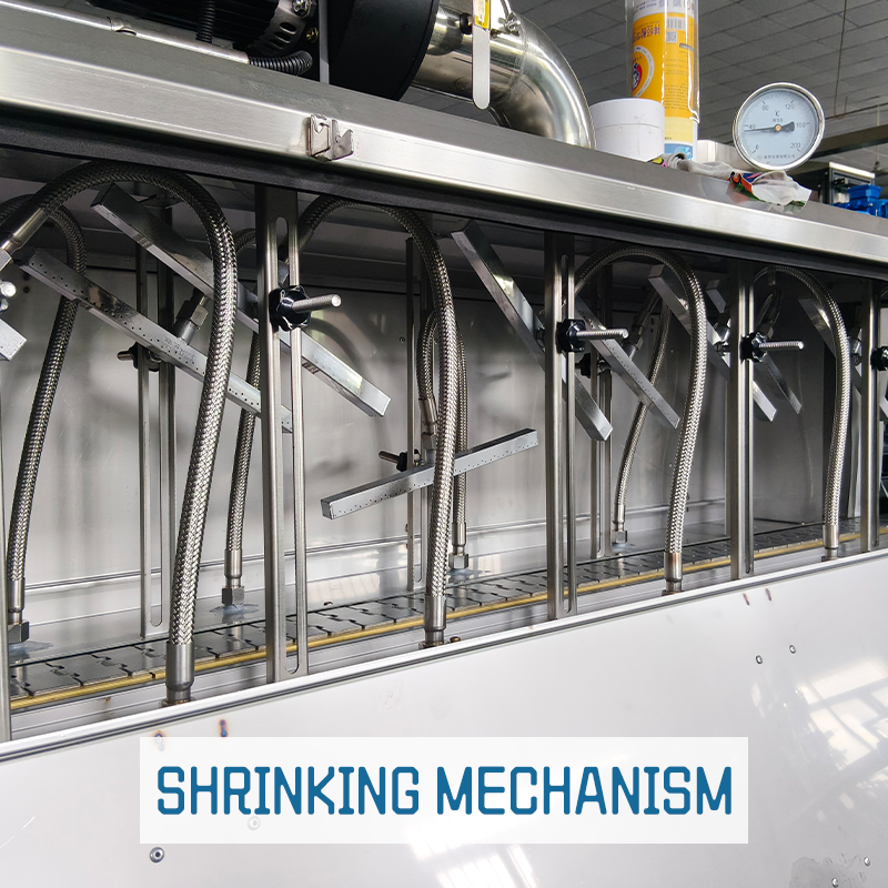Fully Automatic Labeling and Steam Shrink Wrapping Machine